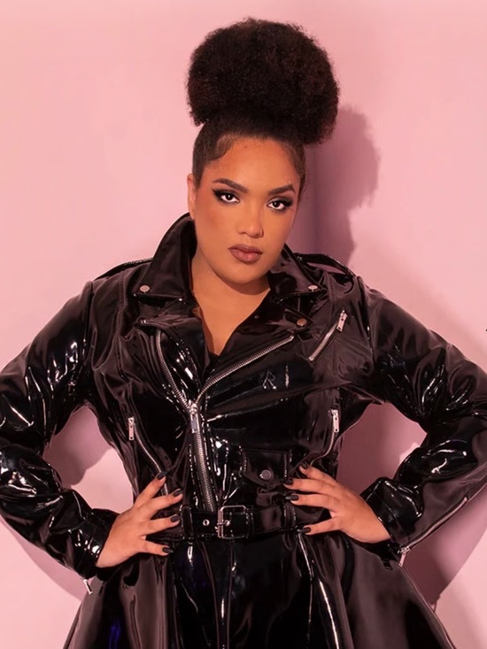 Vixen by Micheline Pitt Jackets & Blazers - Vixen Vinyl Motorcycle Jacket 3x Micheline Pitt